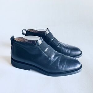 Men’s Toschi CIS Equipped Carbonlite Black Genuine Leather Oxfords Boots size 9